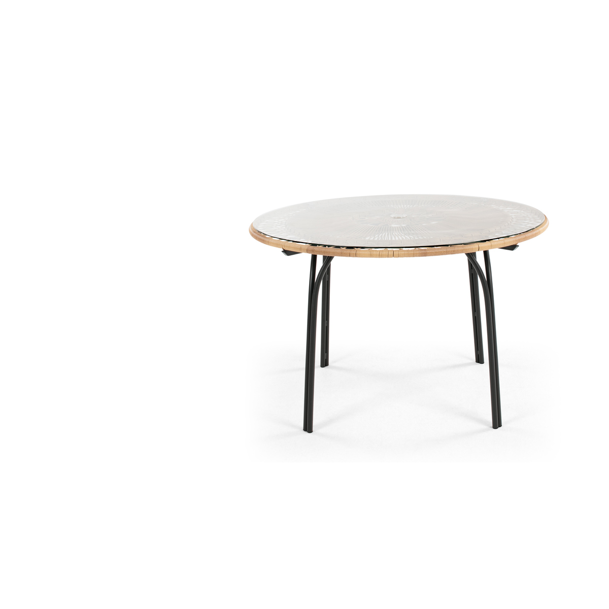 Lyra Garden 6 Seater Dining Table, Charcoal Grey – image 9