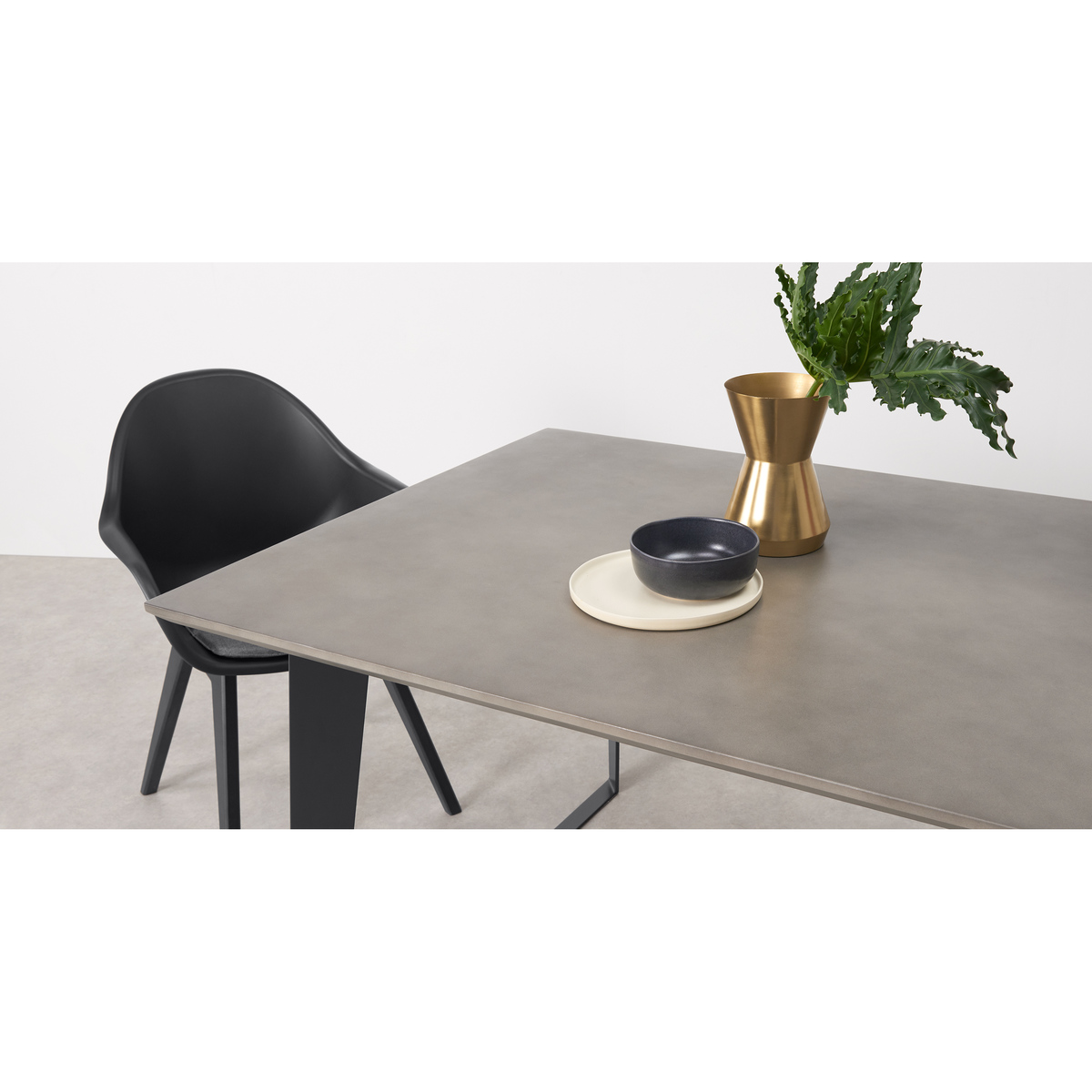 Boone 10 Seat Dining Table, Concrete Resin Top – image 4