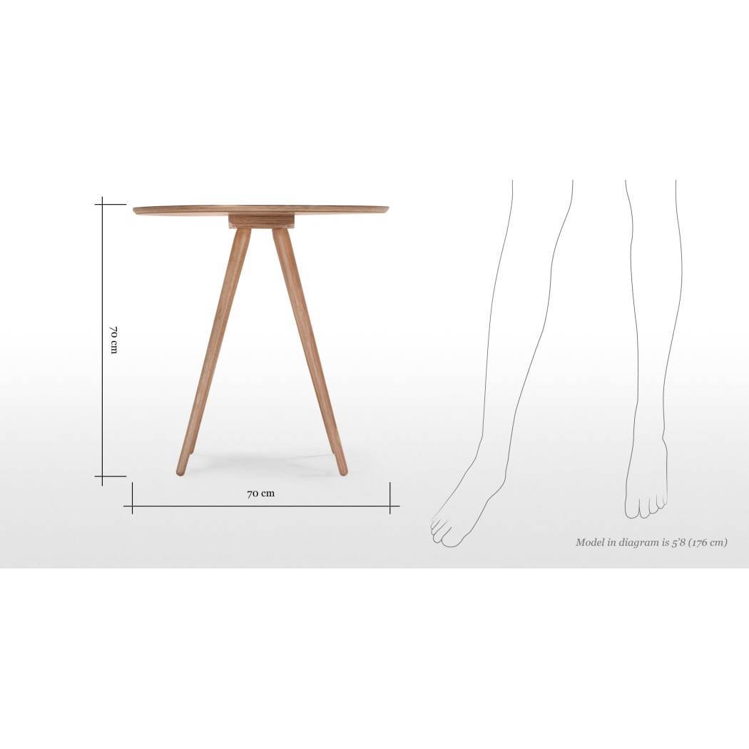 Kitson Round Dining Table, Natural Ash – image 7