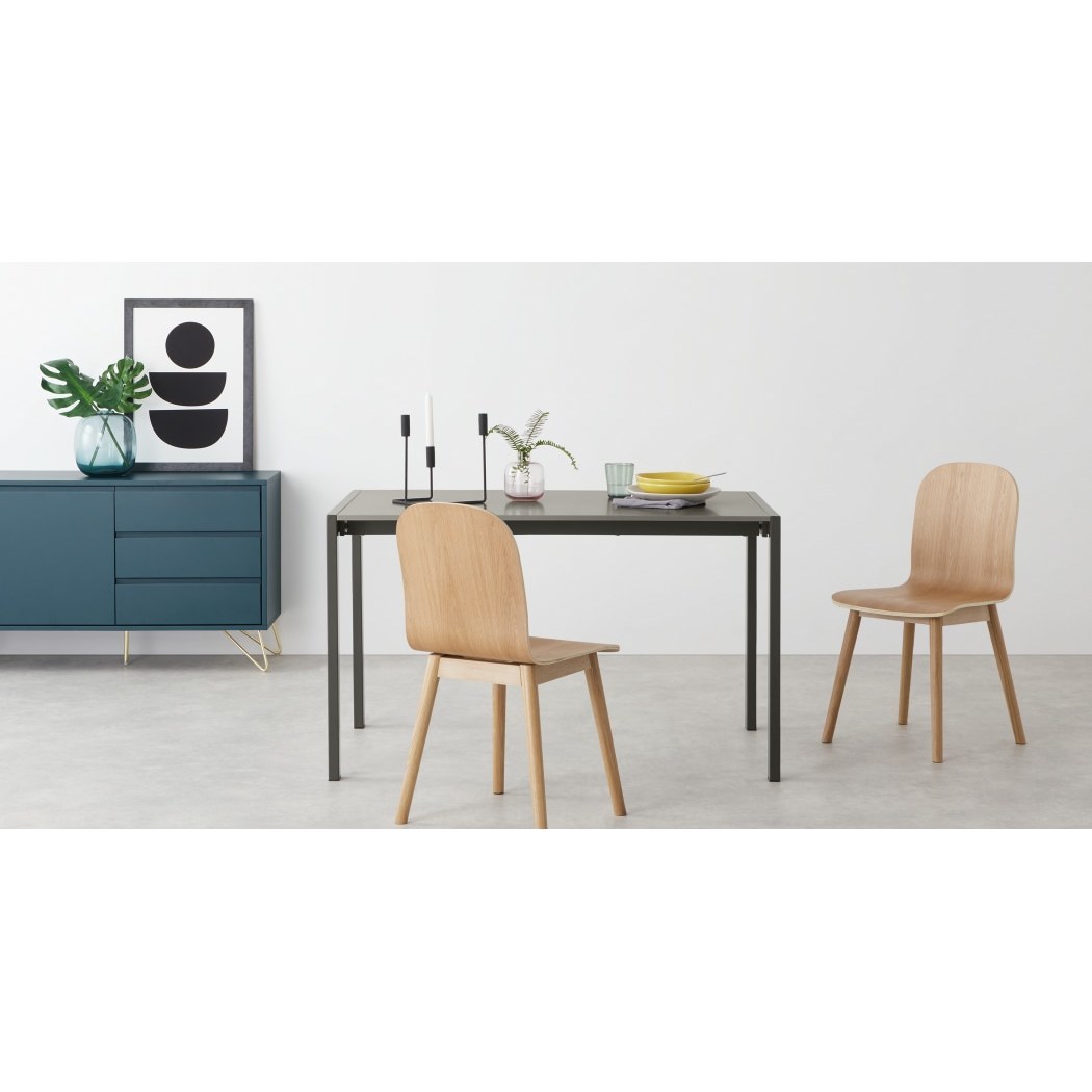 Swift Extending Dining Table, Tonal Grey – image 4