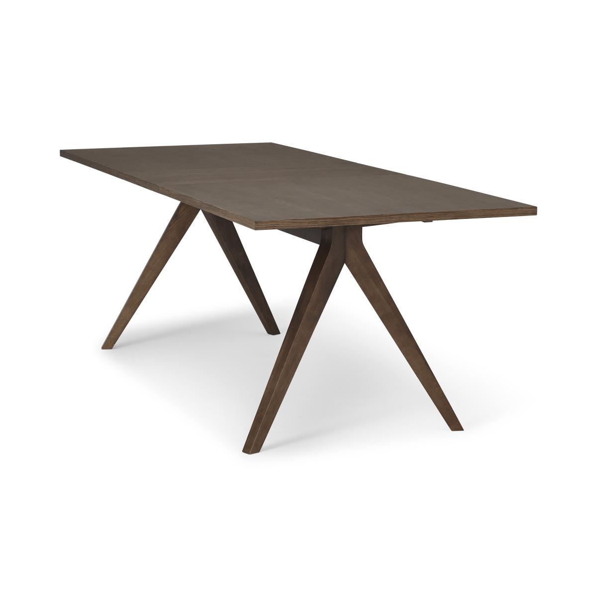 Wingrove 8-10 Seat Extending Dining Table, Dark French Oak – image 7