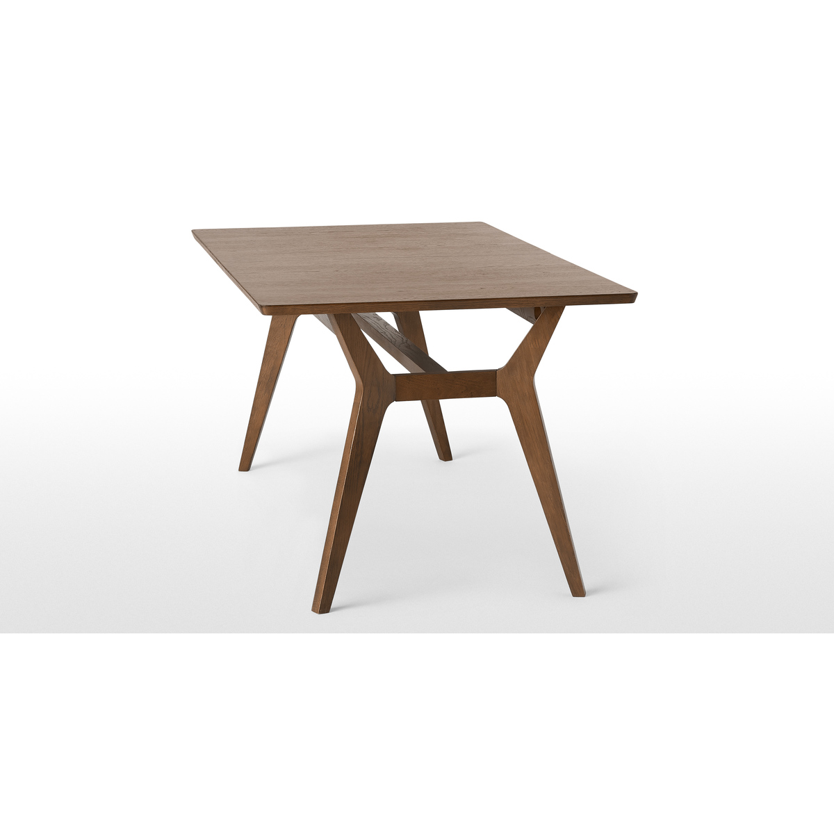 Jenson 6-8 Seat Extending Dining Table, Dark Stain Oak – image 6
