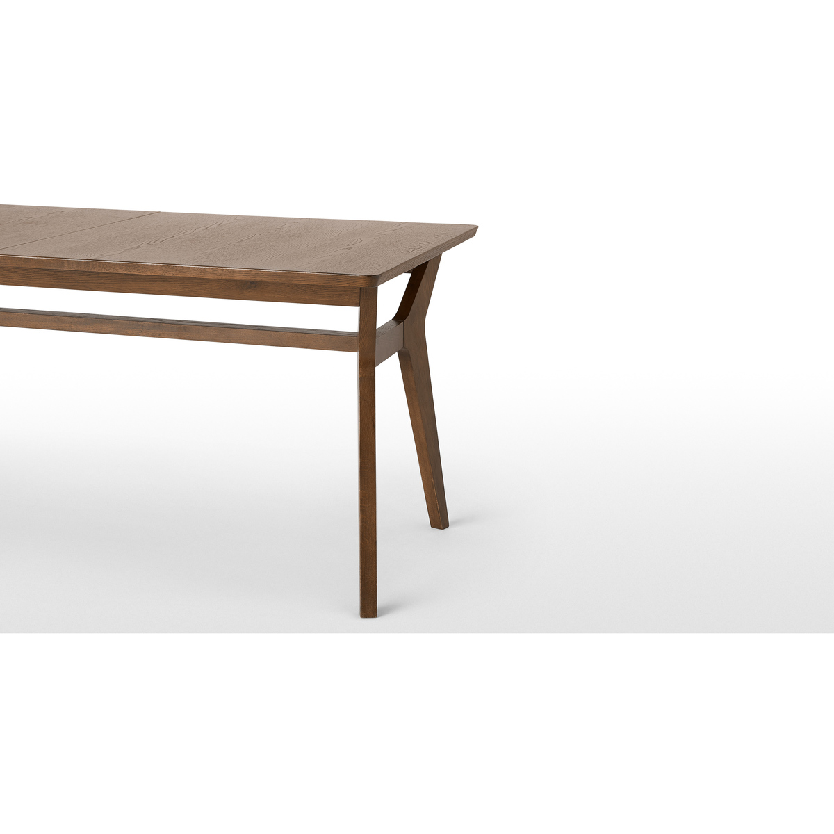Jenson 6-8 Seat Extending Dining Table, Dark Stain Oak – image 7