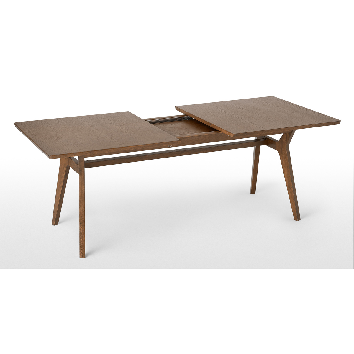 Jenson 6-8 Seat Extending Dining Table, Dark Stain Oak – image 10