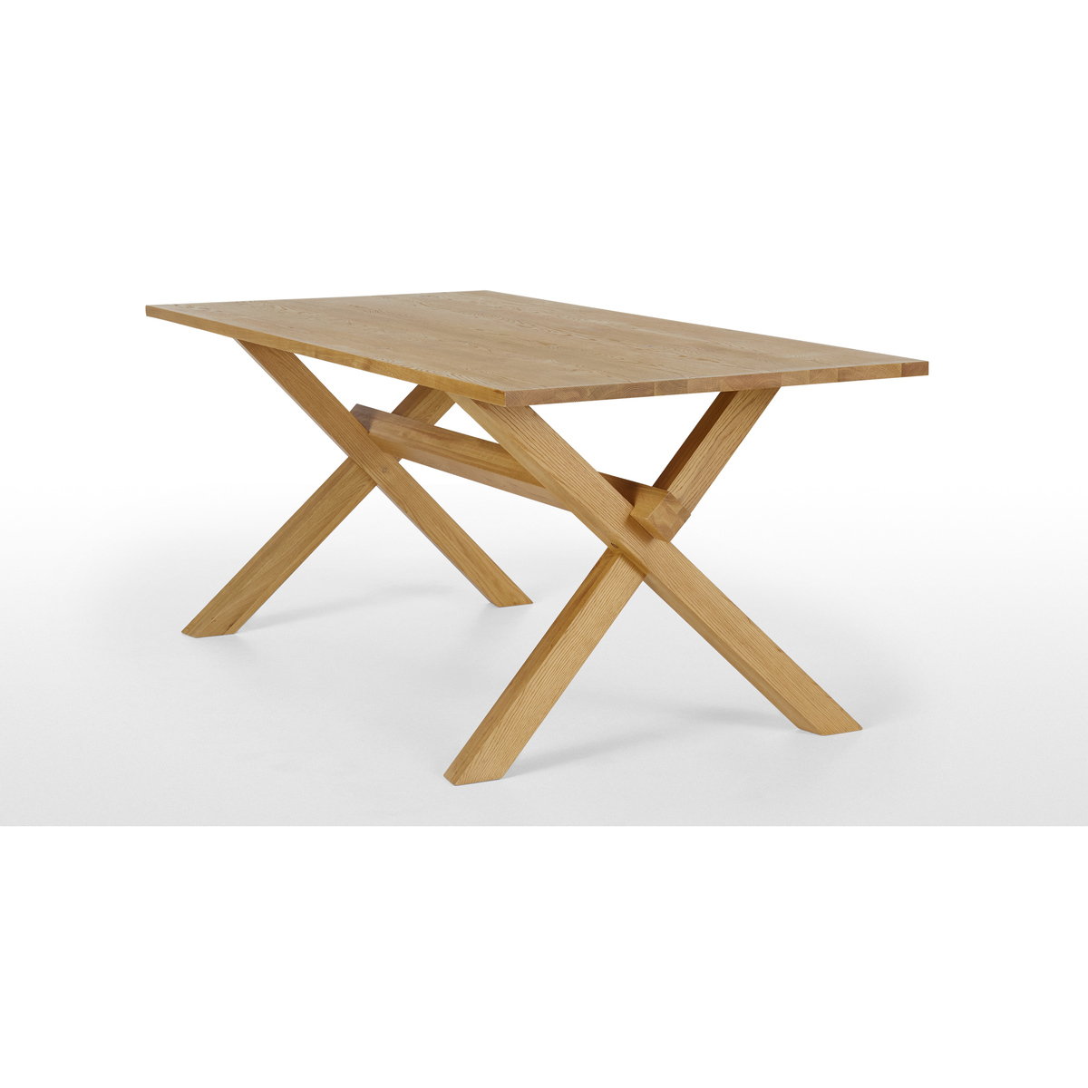 Bayron 8 Seat Dining Table, Brushed Solid Oak – image 4