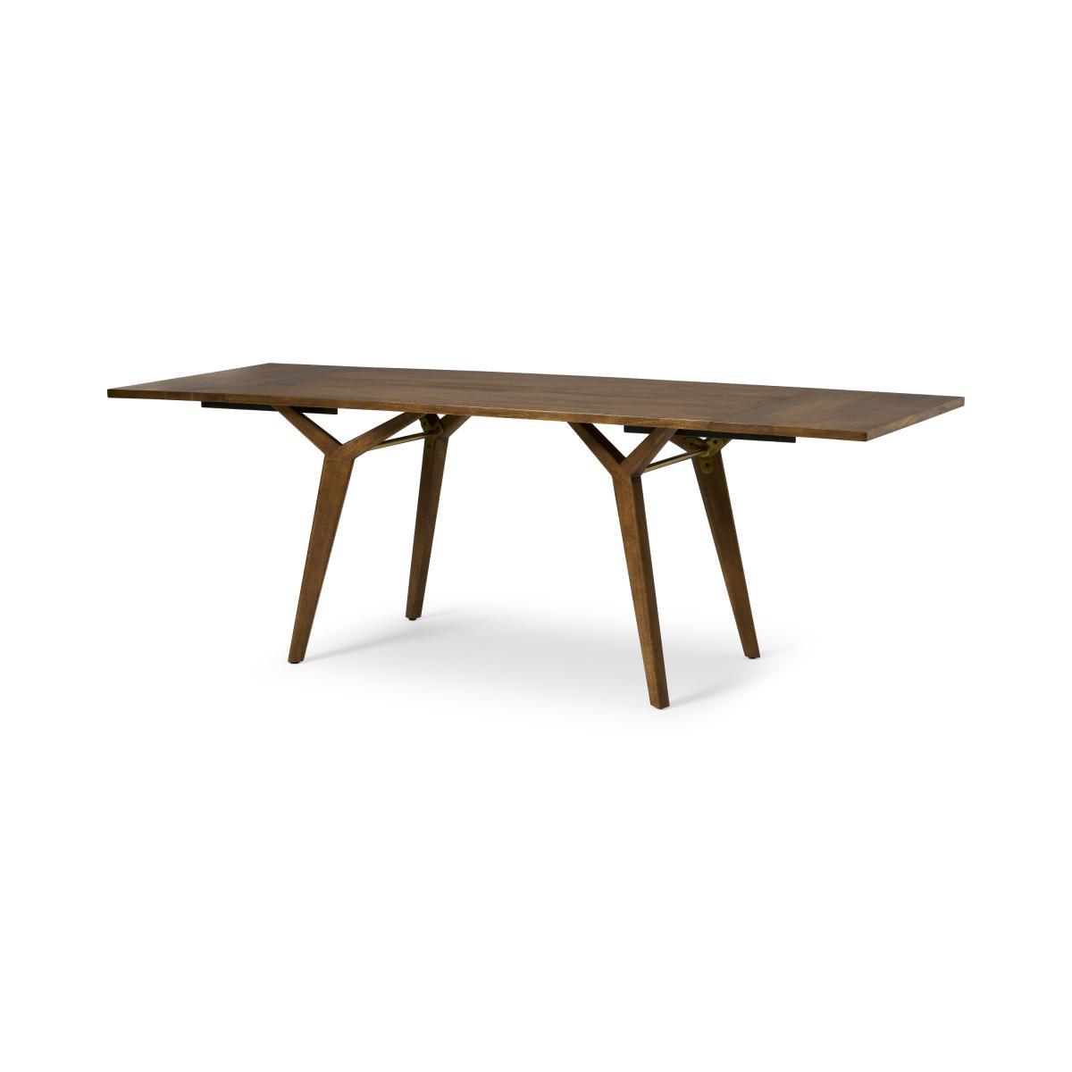 Yates 4-8 Seat Extending Dining Table, Mango Wood – image 2