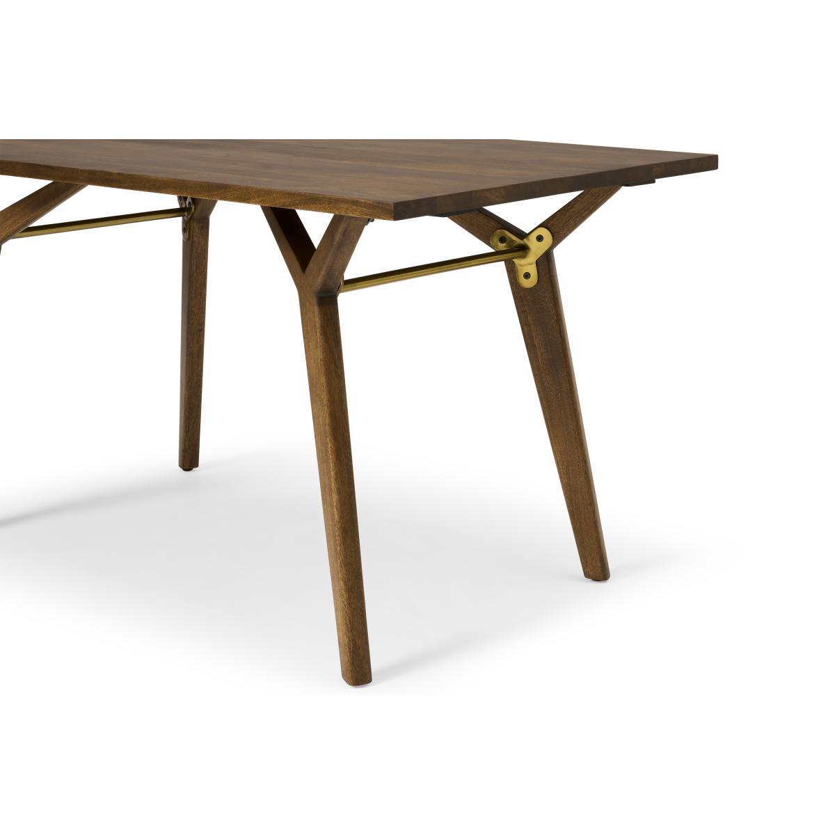 Yates 4-8 Seat Extending Dining Table, Mango Wood – image 7