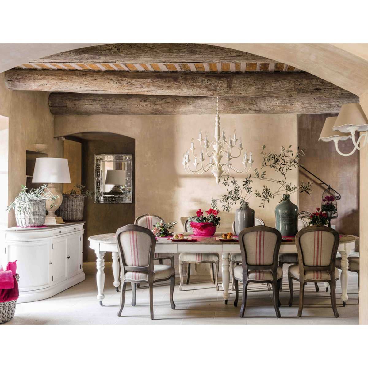 Extendible 6-14 Seater Dining Table on Castors L 125-325 Provence – image 9