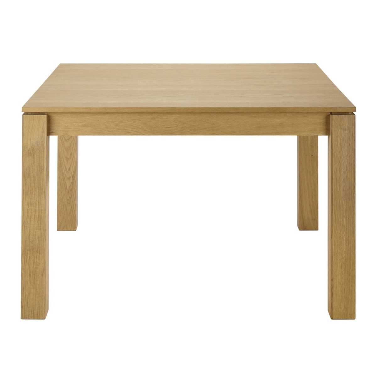 Oak Square Extendible 4-8 Seater Dining Table L120-180 Danube – image 3