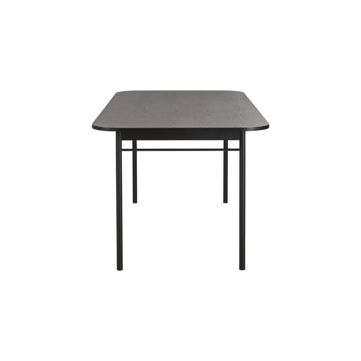 8-person dining table in black L180cm – image 2