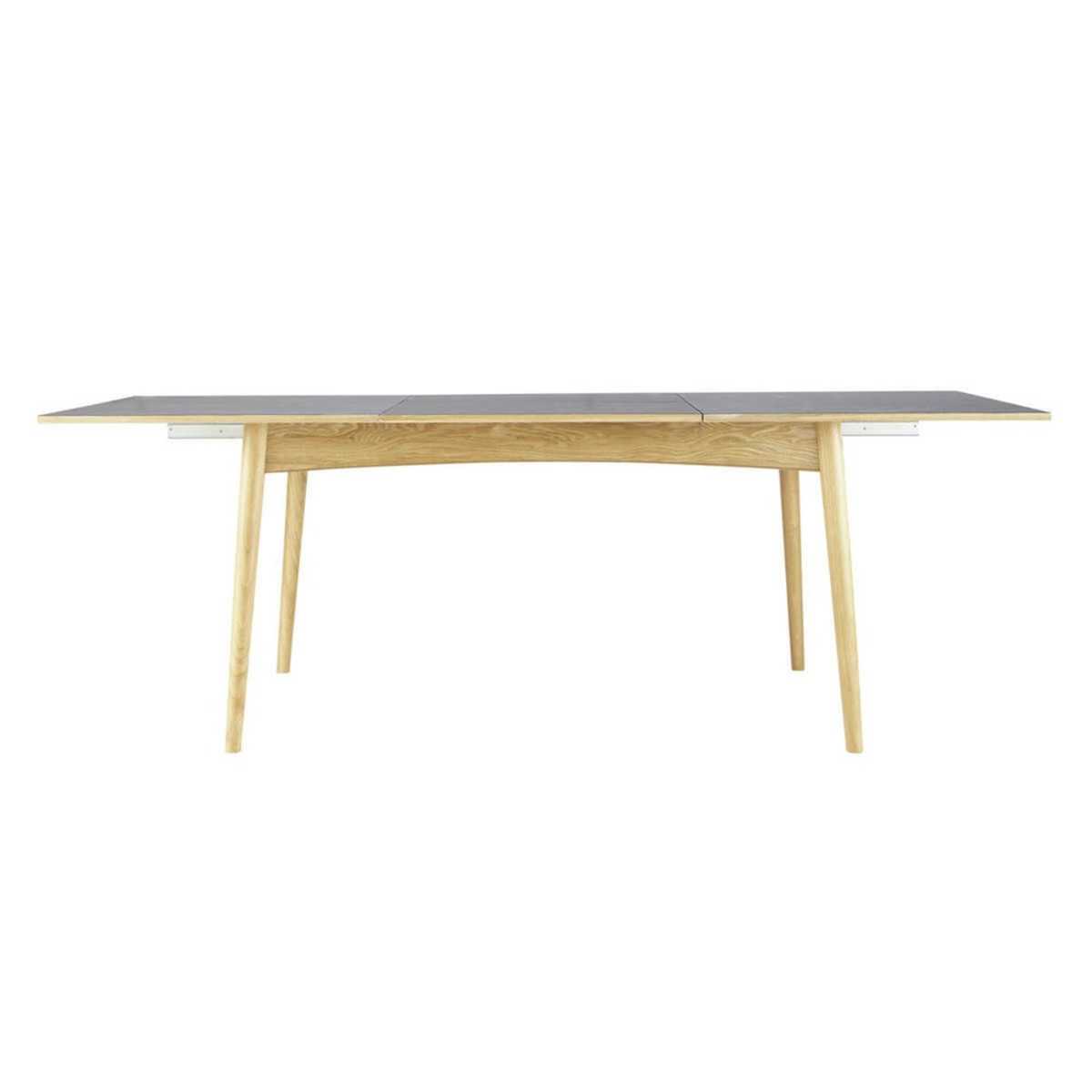 Extendible 6-10 Seater Dining Table in Charcoal Grey L 150-220 Boop – image 2