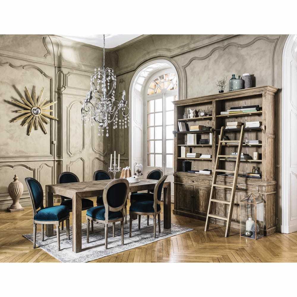 BRUGES - Recycled solid elm dining table – image 5