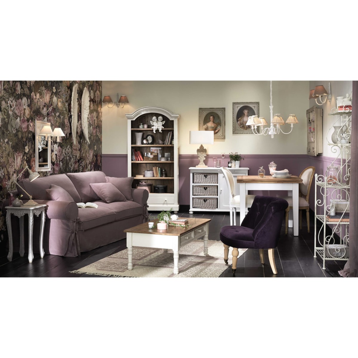 Extendible 4-8 Seater Dining Table L90-180 Provence – image 6