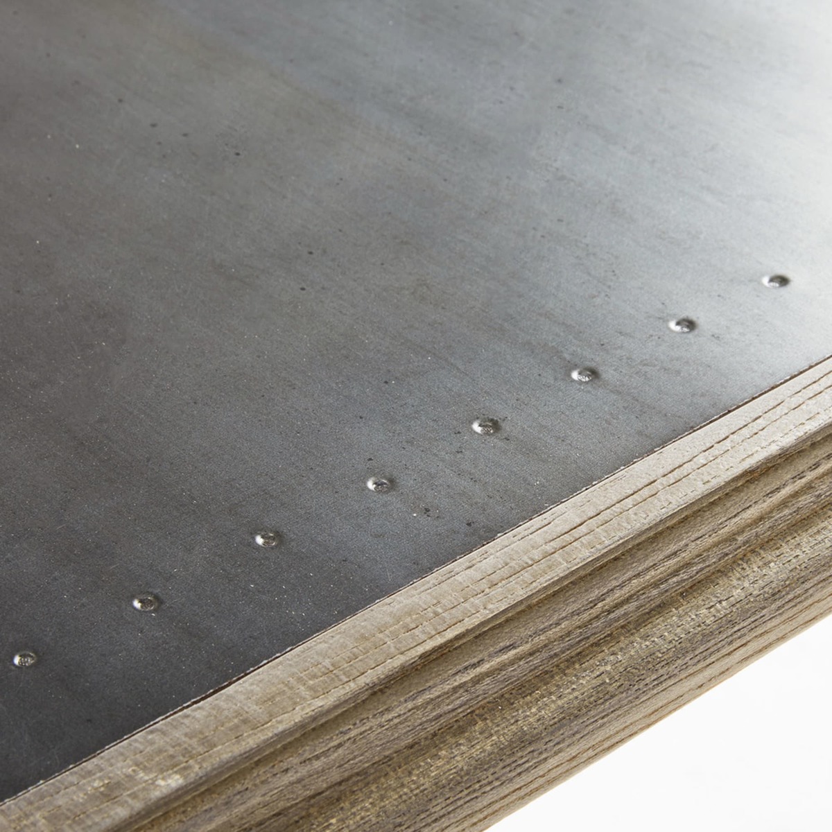 Professional Dining Table in Oak and Metal L70 Brasserie Pro – image 3