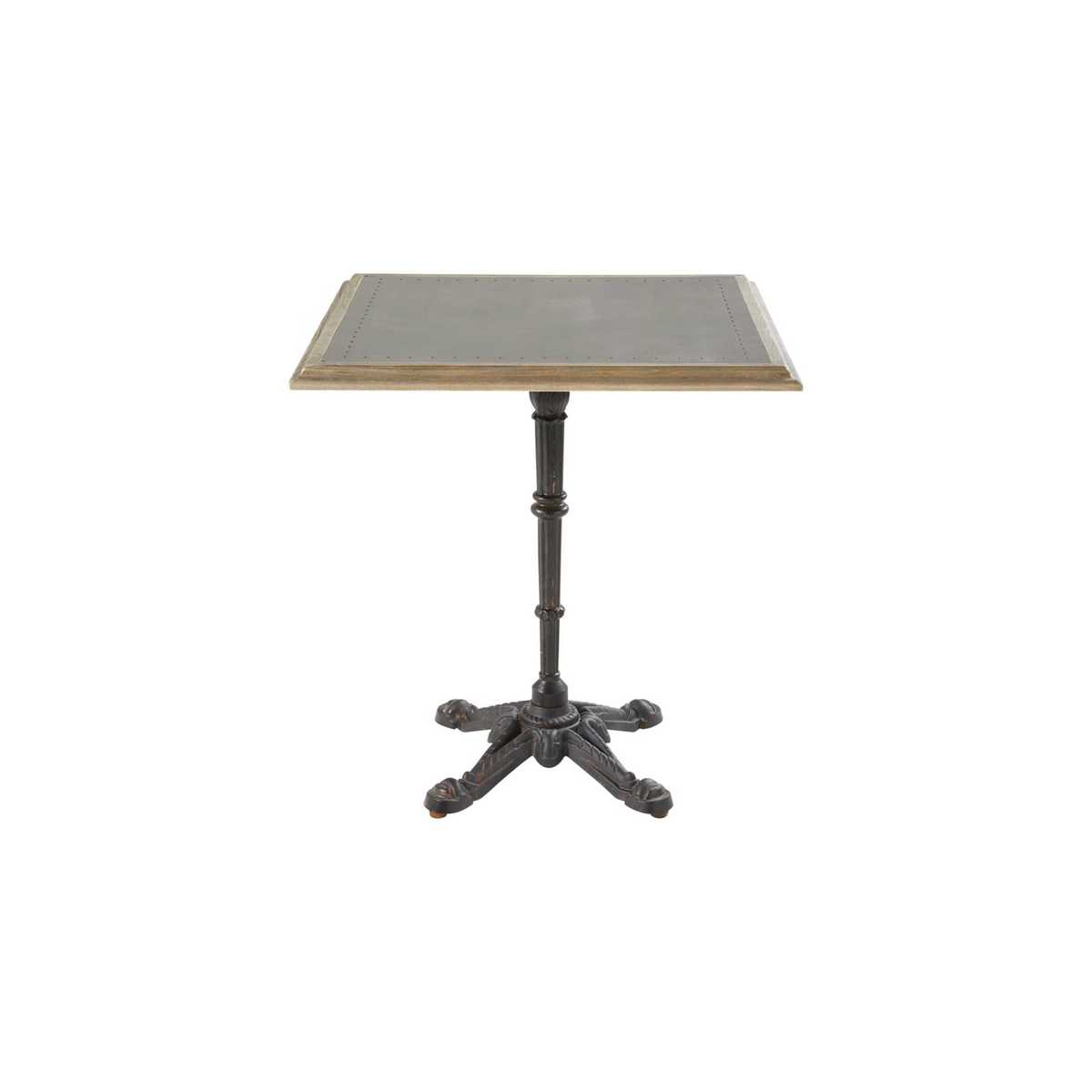 Professional Dining Table in Oak and Metal L70 Brasserie Pro – image 2