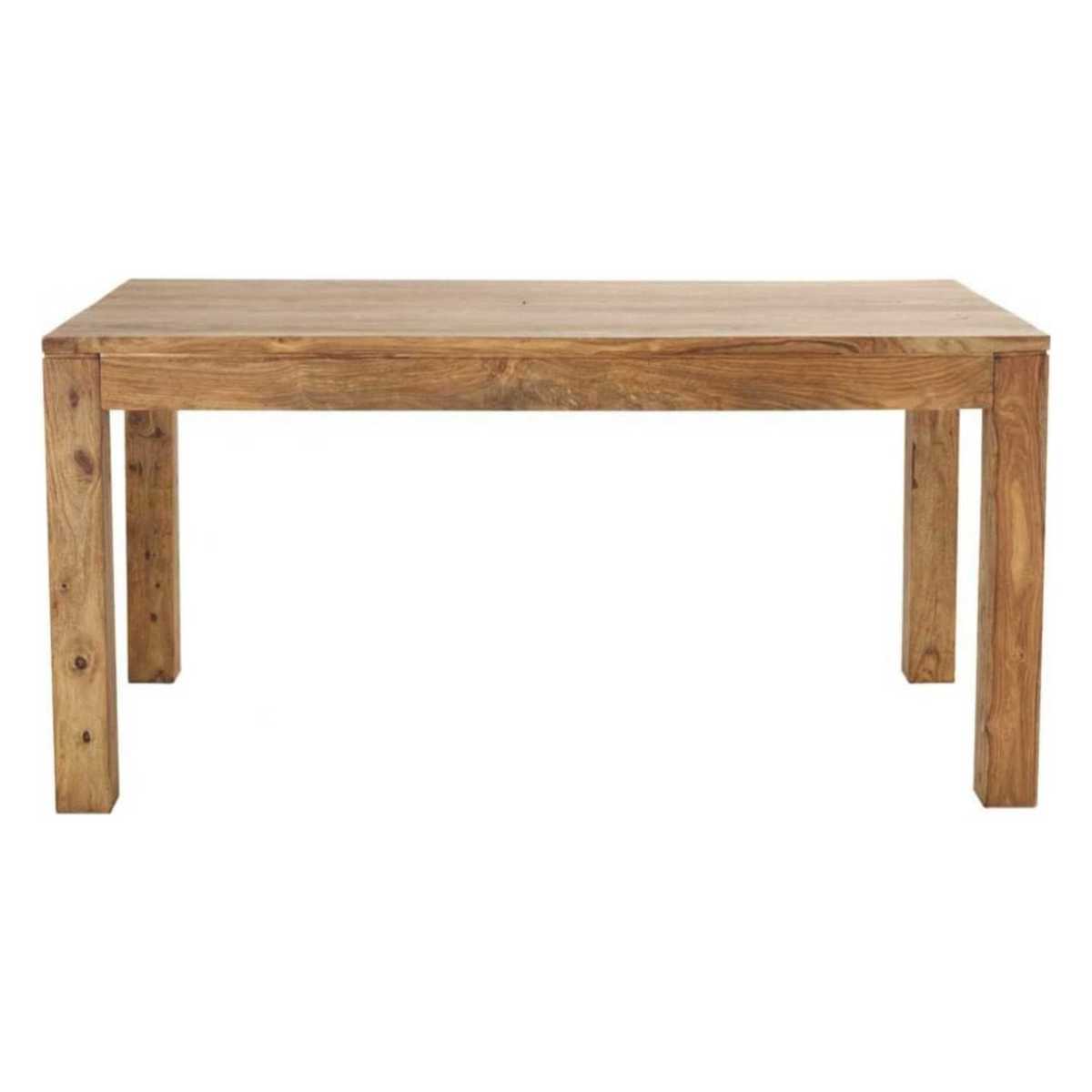 Solid Sheesham Wood Dining Table L160 Stockholm – image 1