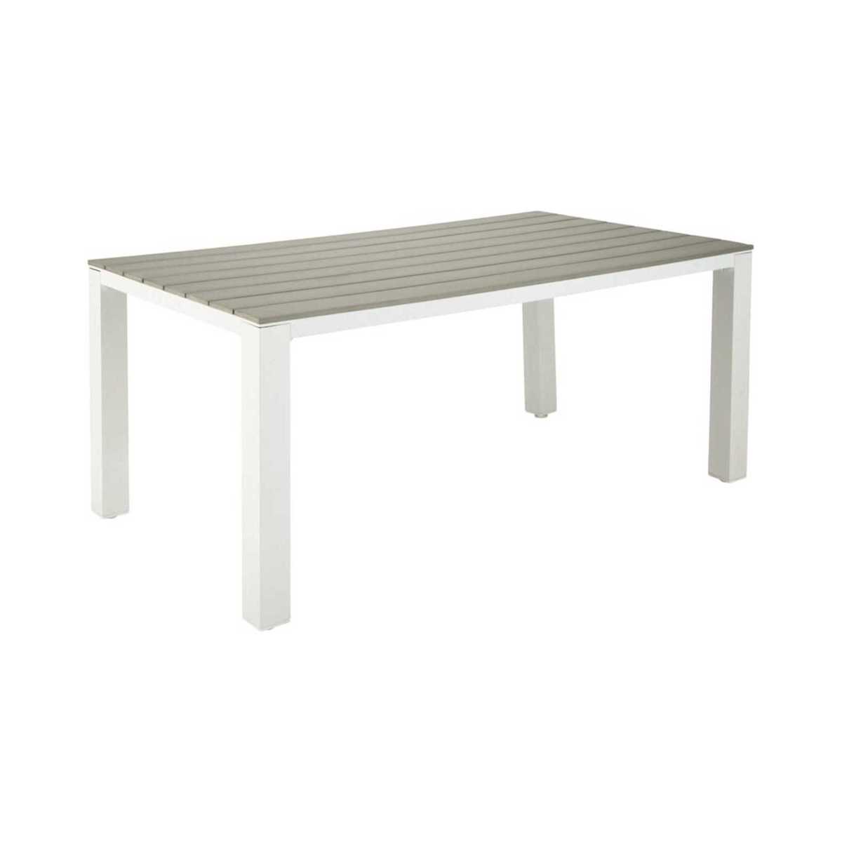 Garden Table 6 Persons in Composite and Aluminium W180 Escale – image 1
