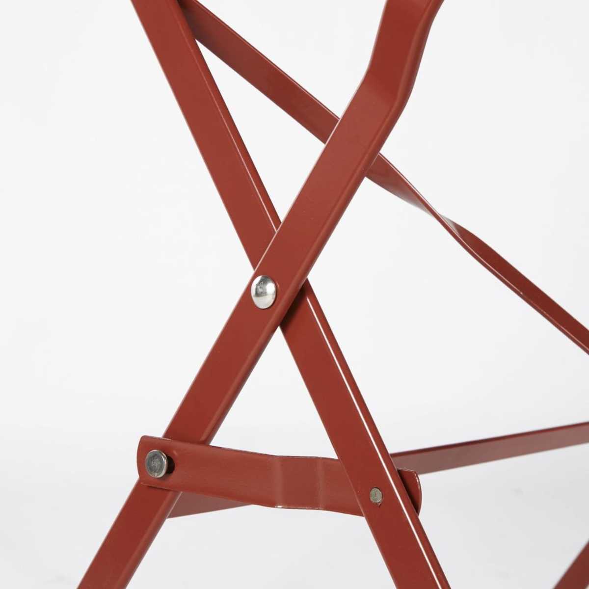Professional Terracotta Metal Garden Table L70 Guinguette Pro – image 3