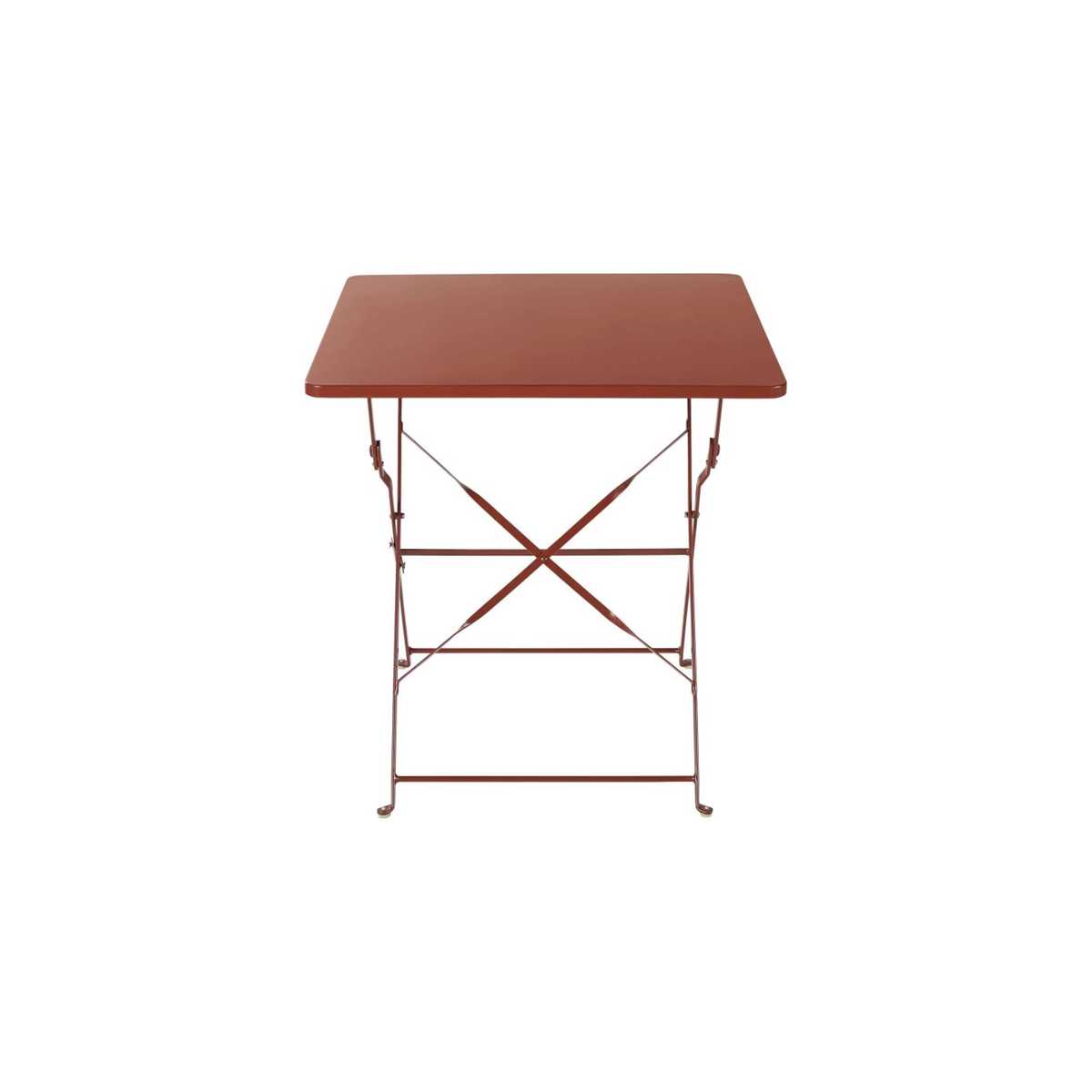 Professional Terracotta Metal Garden Table L70 Guinguette Pro – image 2