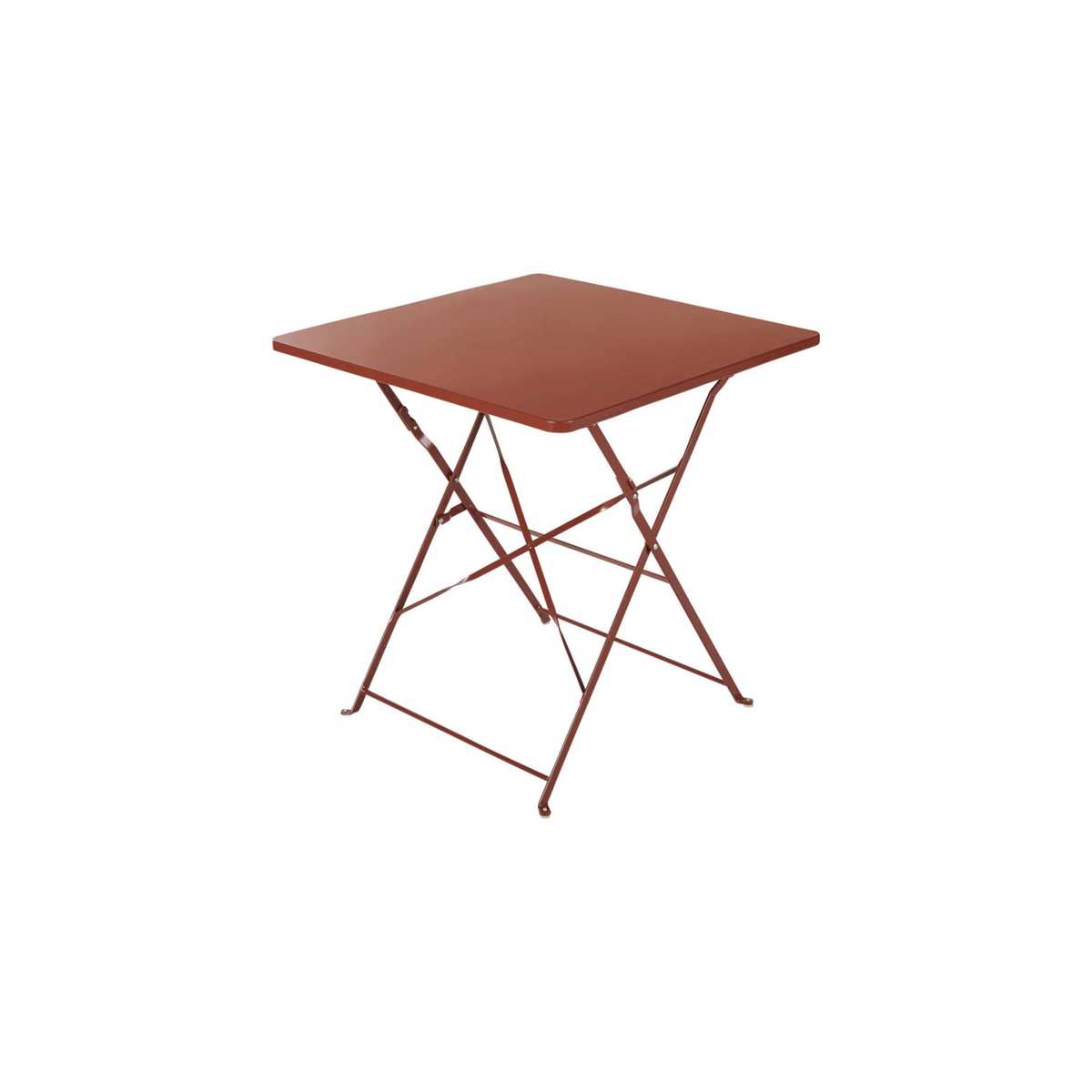 Professional Terracotta Metal Garden Table L70 Guinguette Pro – image 1