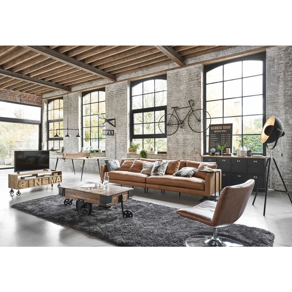 Mango Wood and Metal 8-10 Seater Dining Table W207 – image 15