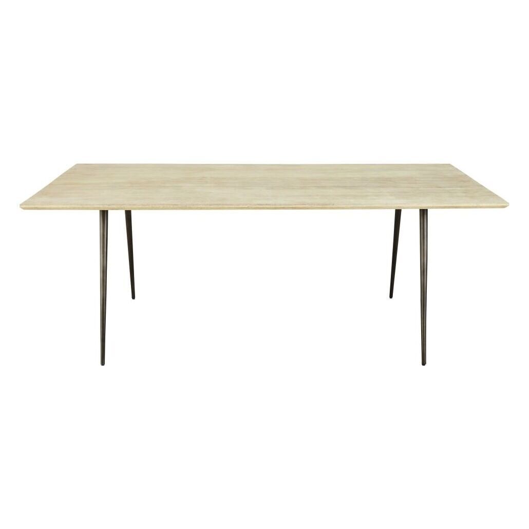 Mango Wood and Metal 8-10 Seater Dining Table W207 – image 2