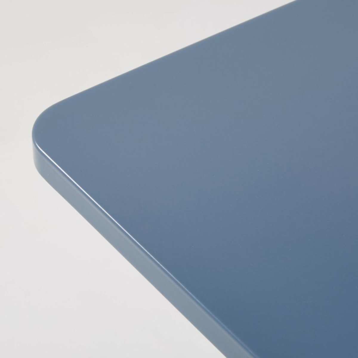 2-Seater Blue-Grey Metal Folding Garden Table W70 Guinguette – image 4