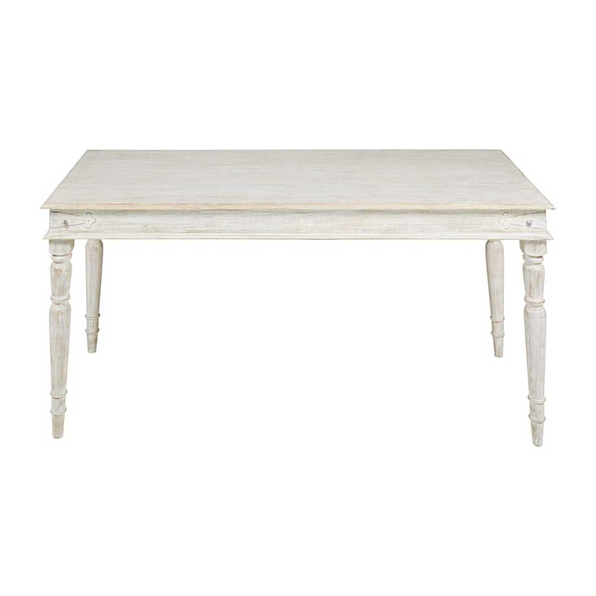 Bleached solid mango wood table L 180 cm Salina – image 2