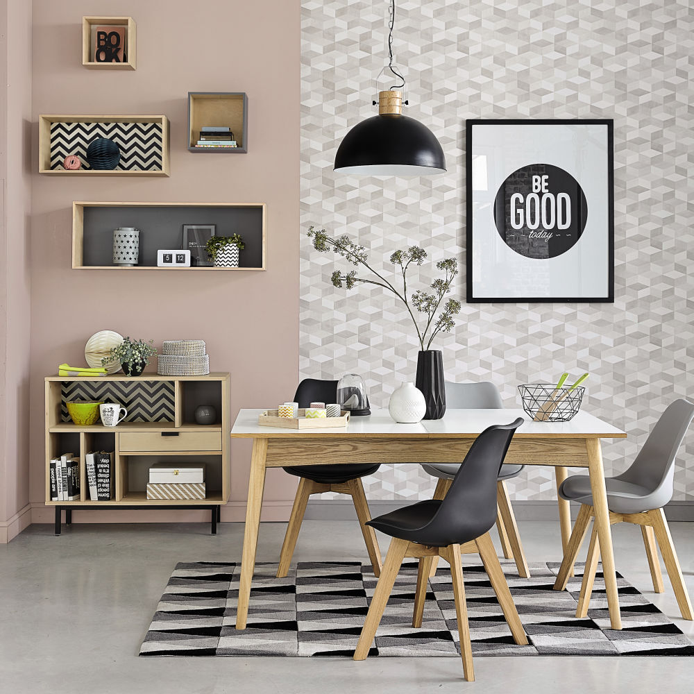 Extendible 6-10 Seater Dining Table in White L150/220 – image 3