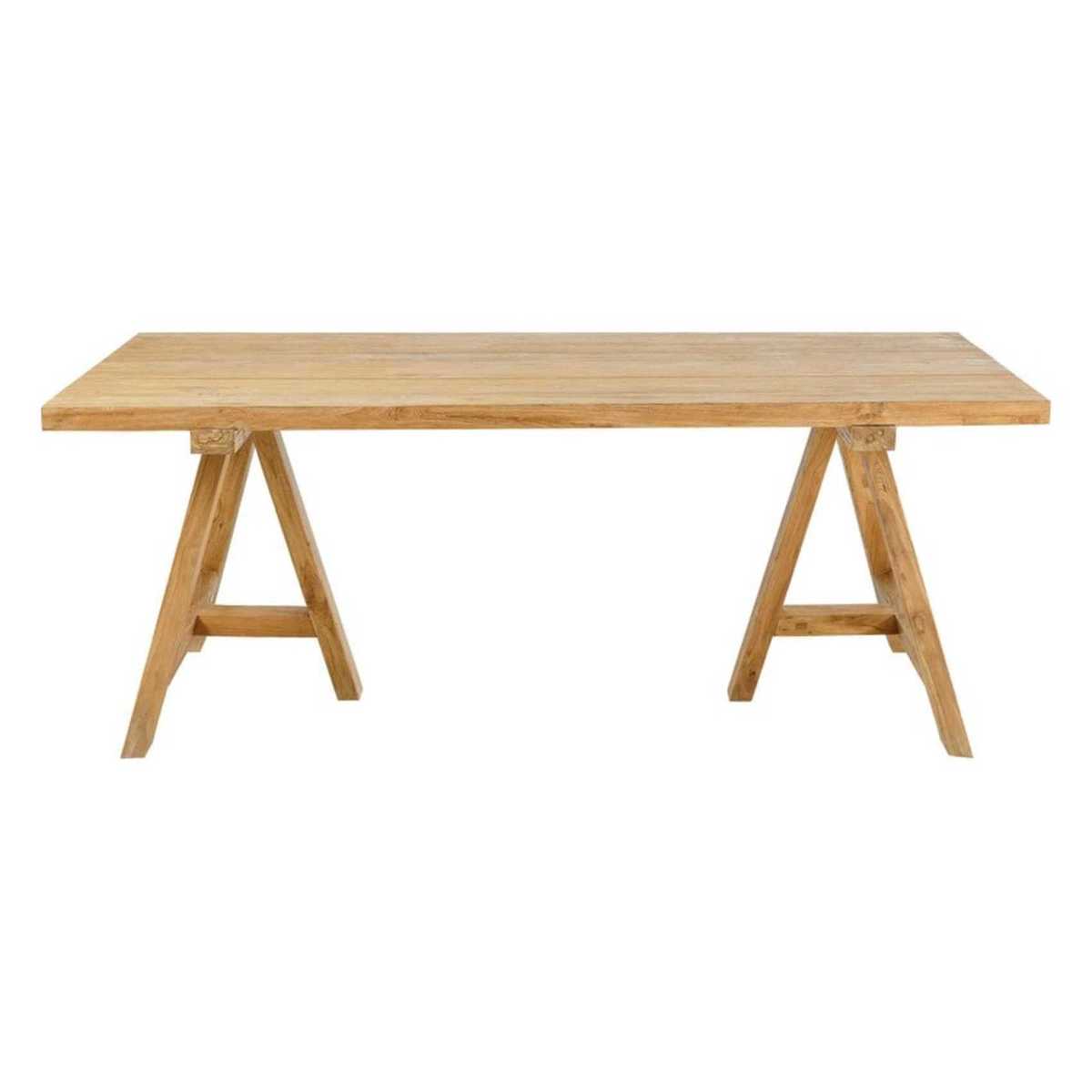 Recycled Teak 8-Seater Garden Table L200 Tecka – image 2