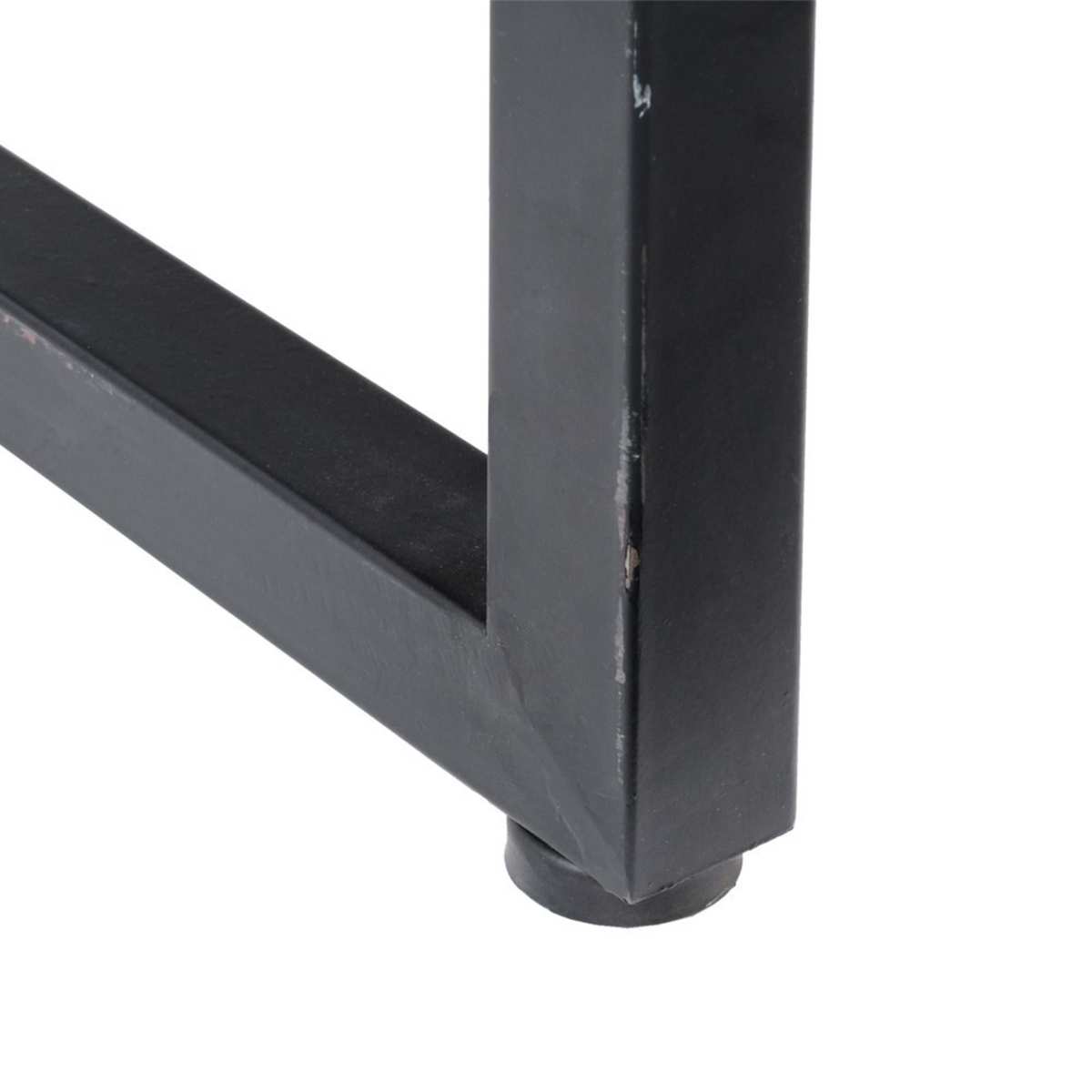Solid Fir and Metal 6-8-Seater Industrial Dining Table L150 Long Island – image 5