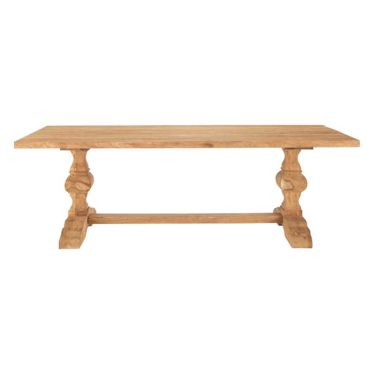 Recycled teak garden table W 240 Sienne – image 2