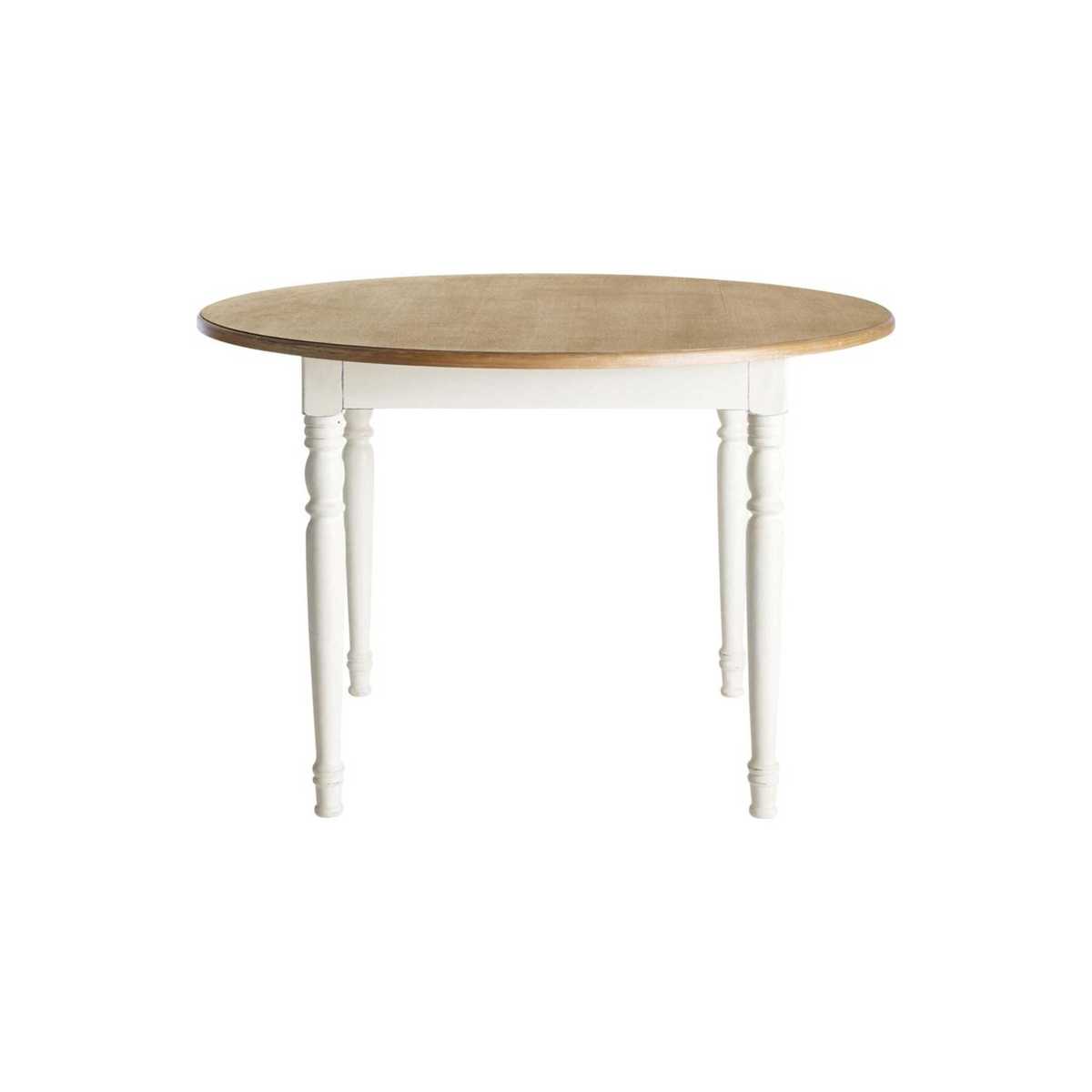 Round Dining Table in Cream D 120 Léontine – image 1
