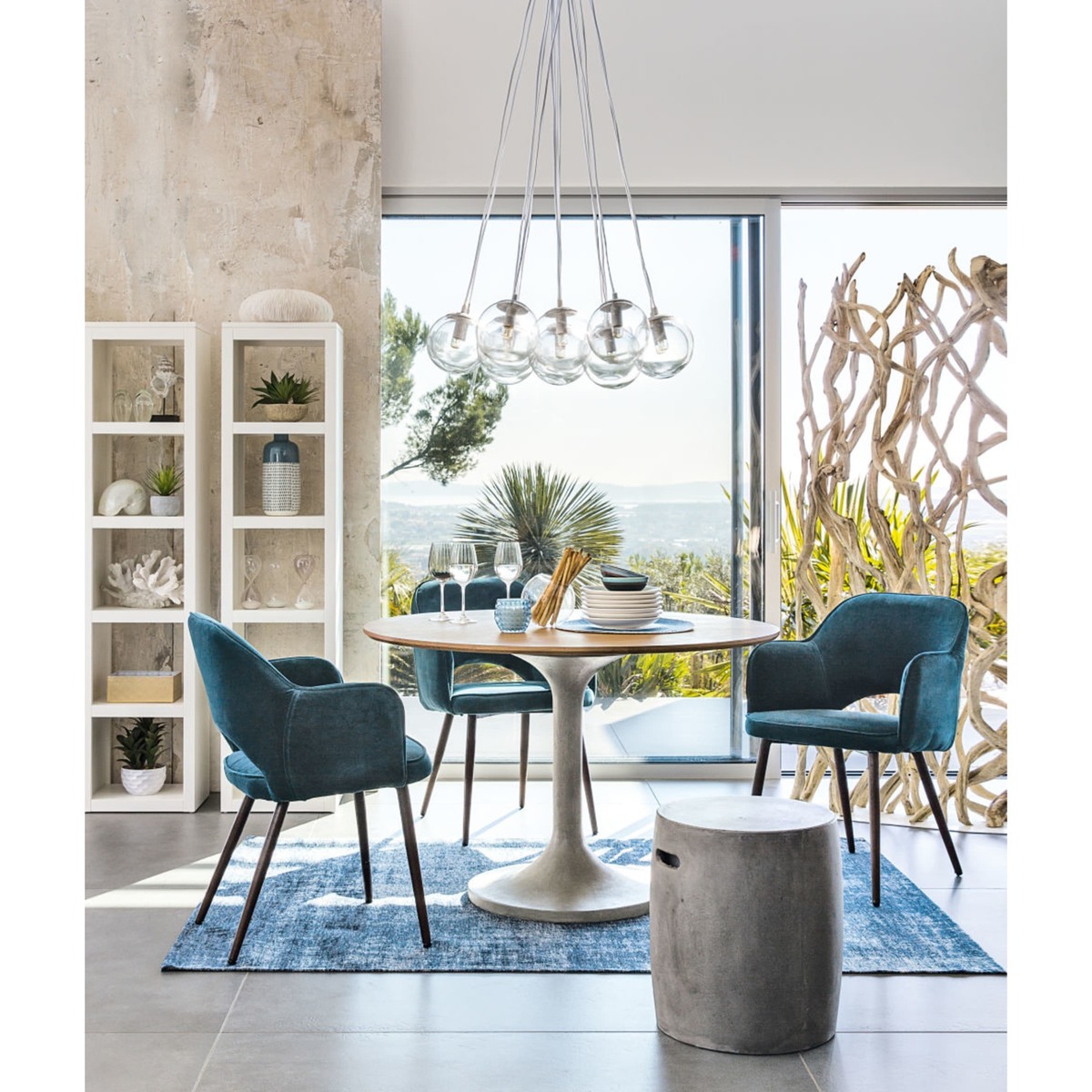 Round 4-6 Seater Dining Table D115 Andromède – image 5