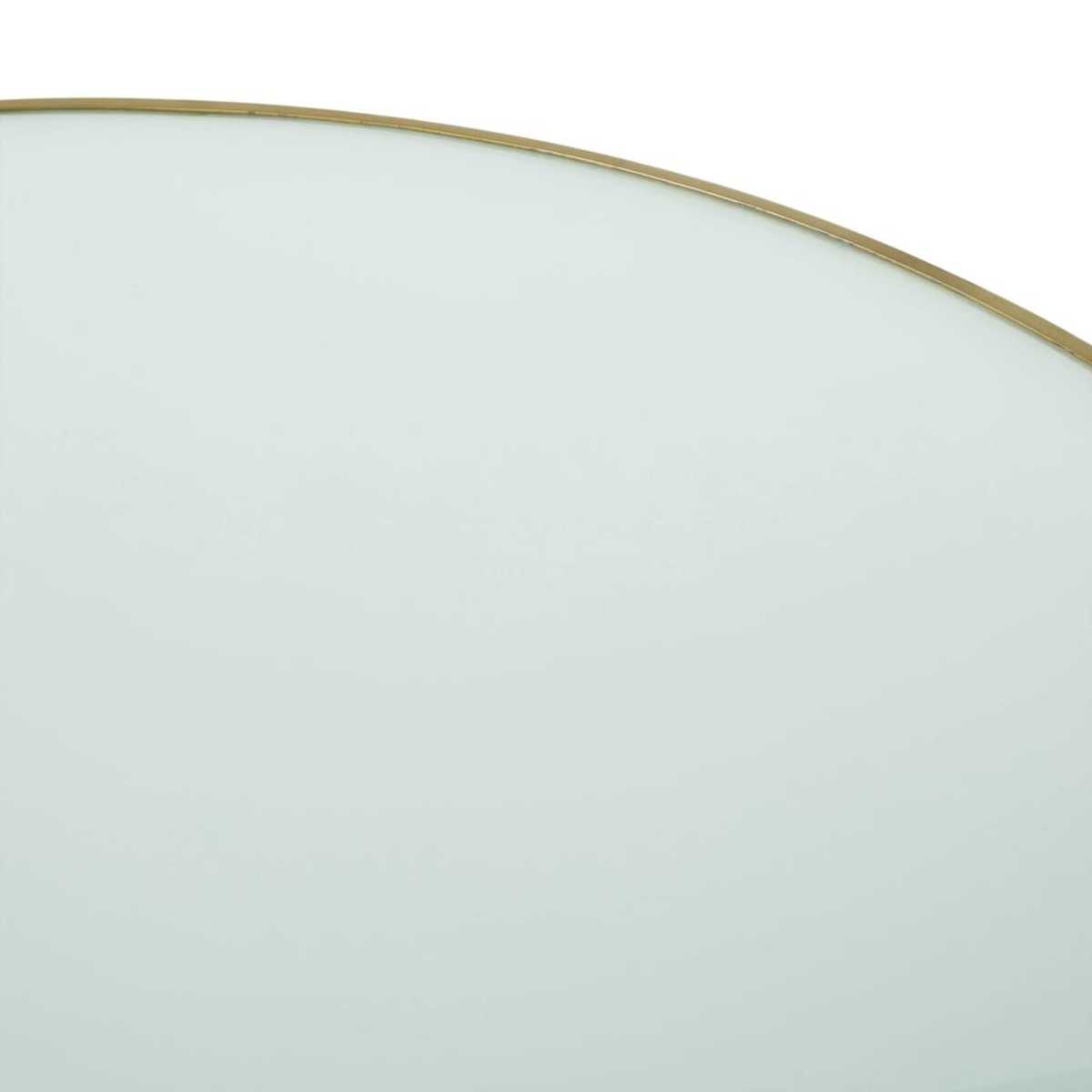 Round Whitened Glass 6-Seater Dining Table D140 Riverside – image 5