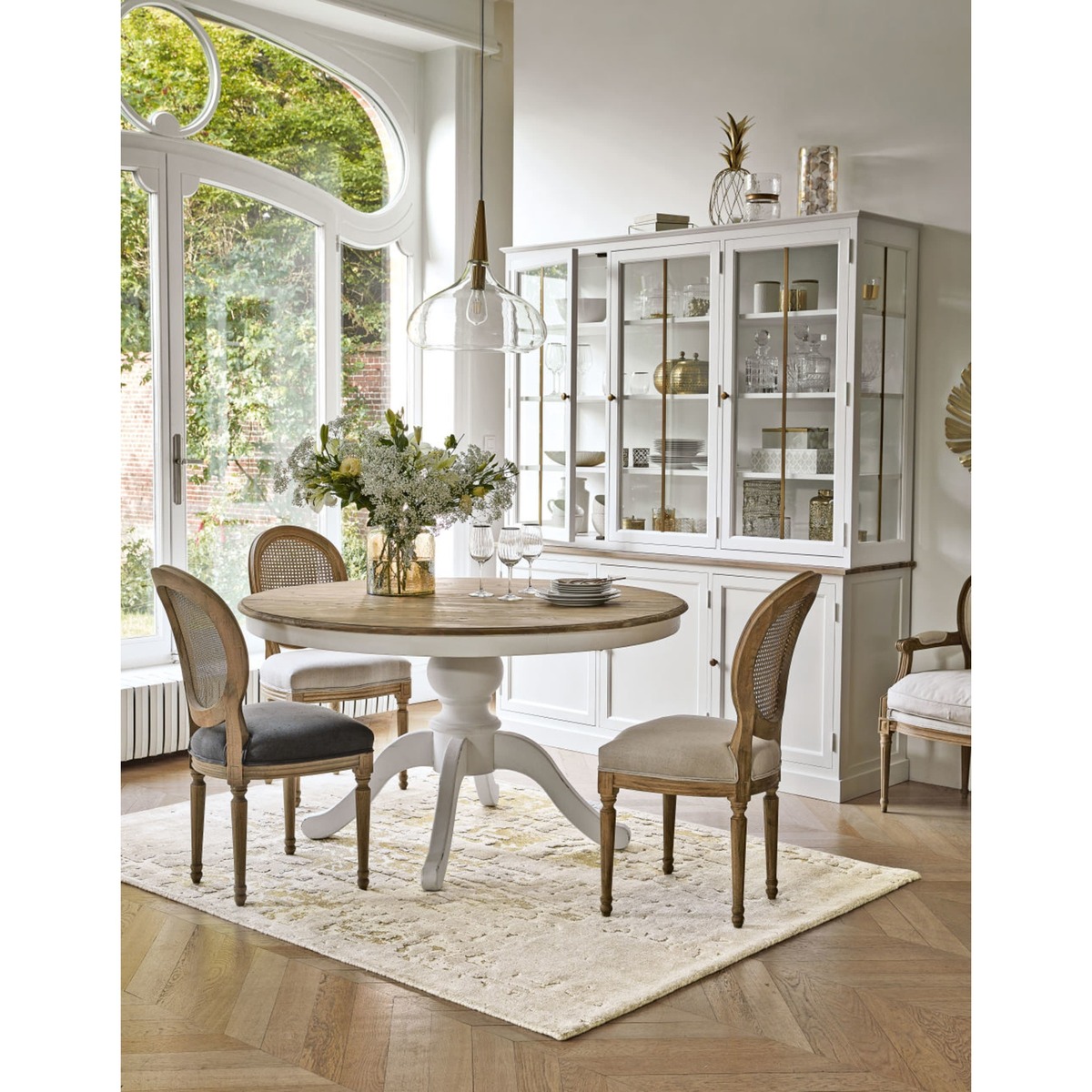 Extendible 6-8 Seater Dining Table L140-190 Provence – image 6
