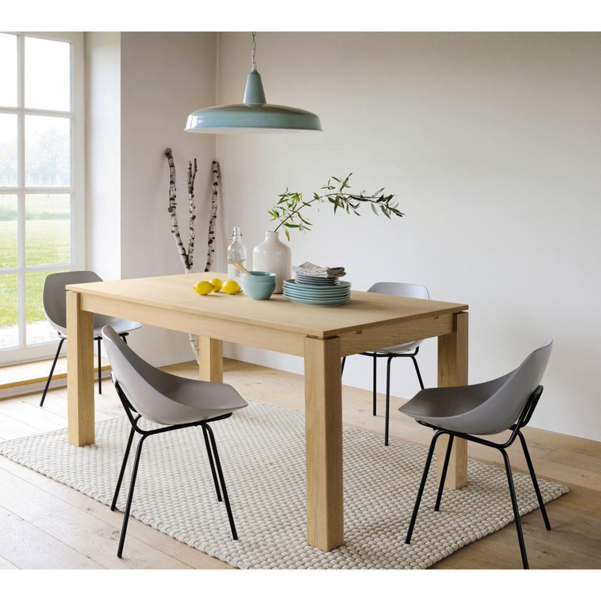 Extendible 6-10 Seater Dining Table L160-240 Danube – image 4