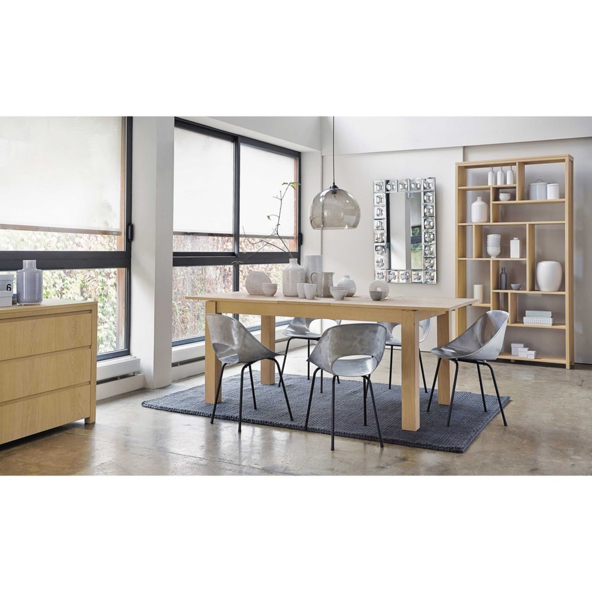 Extendible 6-10 Seater Dining Table L160-240 Danube – image 8