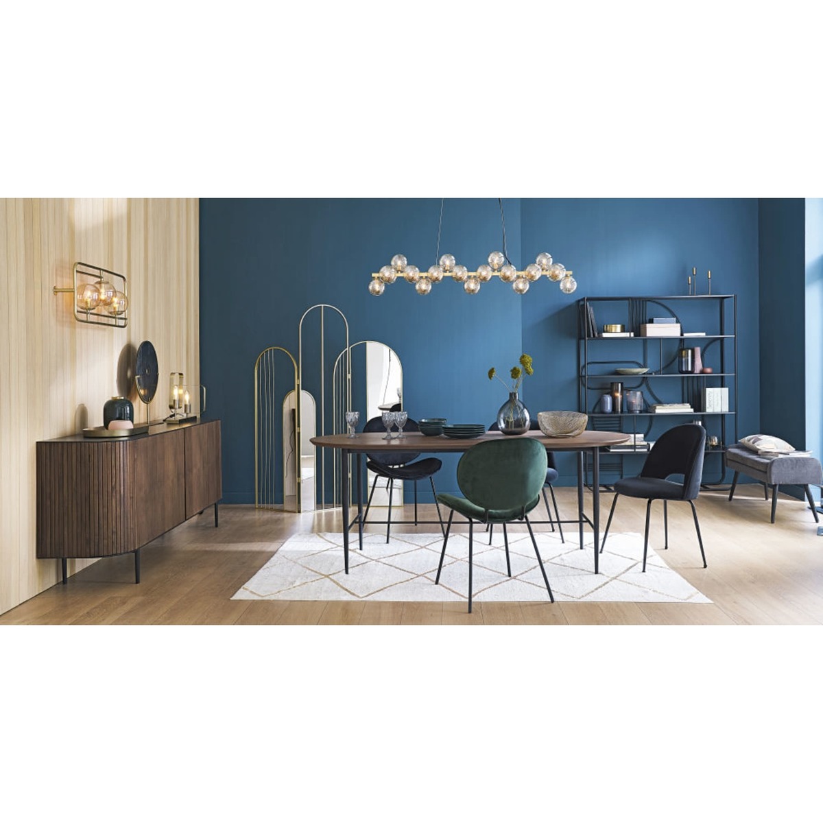 Oval 6/8-Seater Dining Table W190 Spiga – image 4