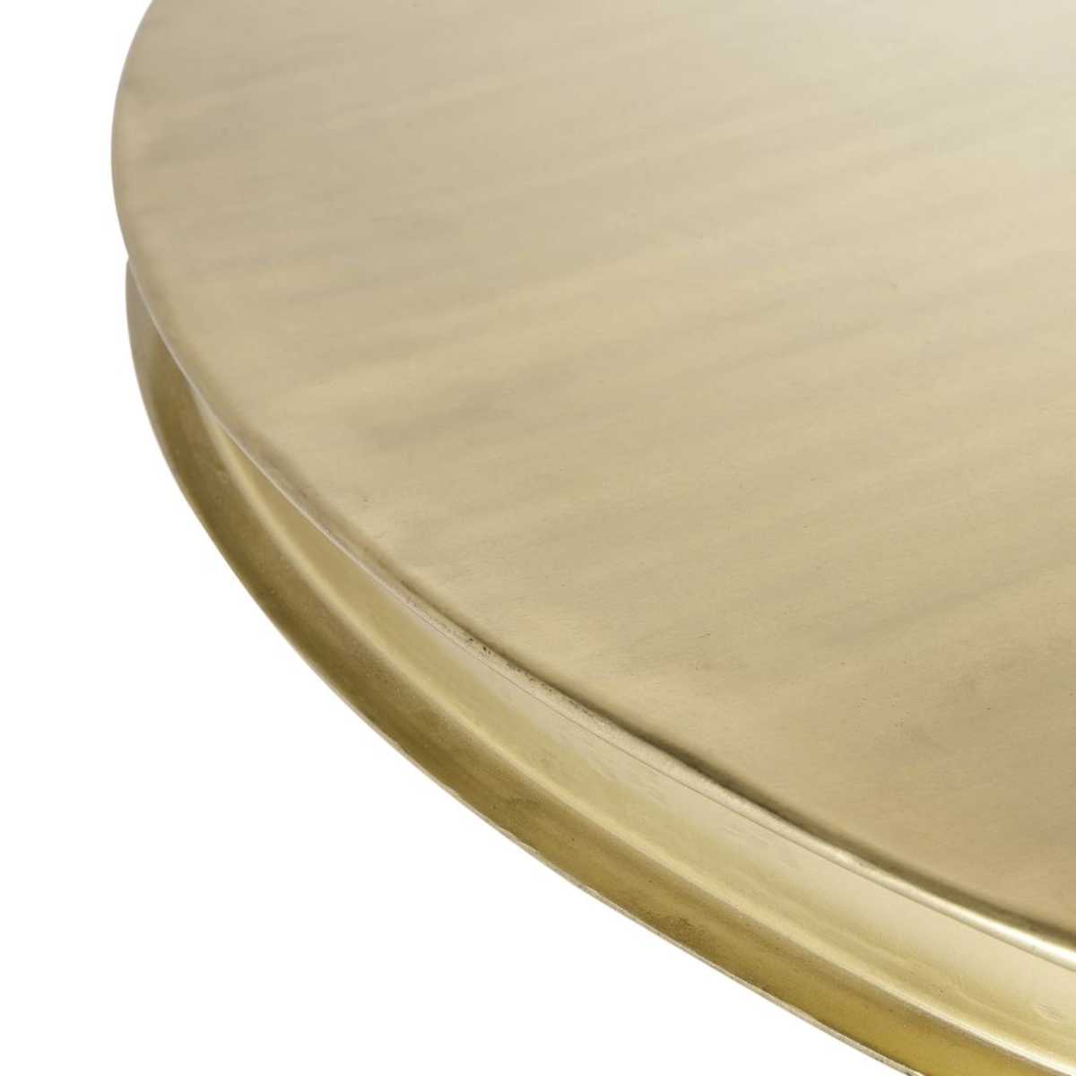 Round Brass Metal 4/5-Seater Dining Table D100 Rockefeller – image 2