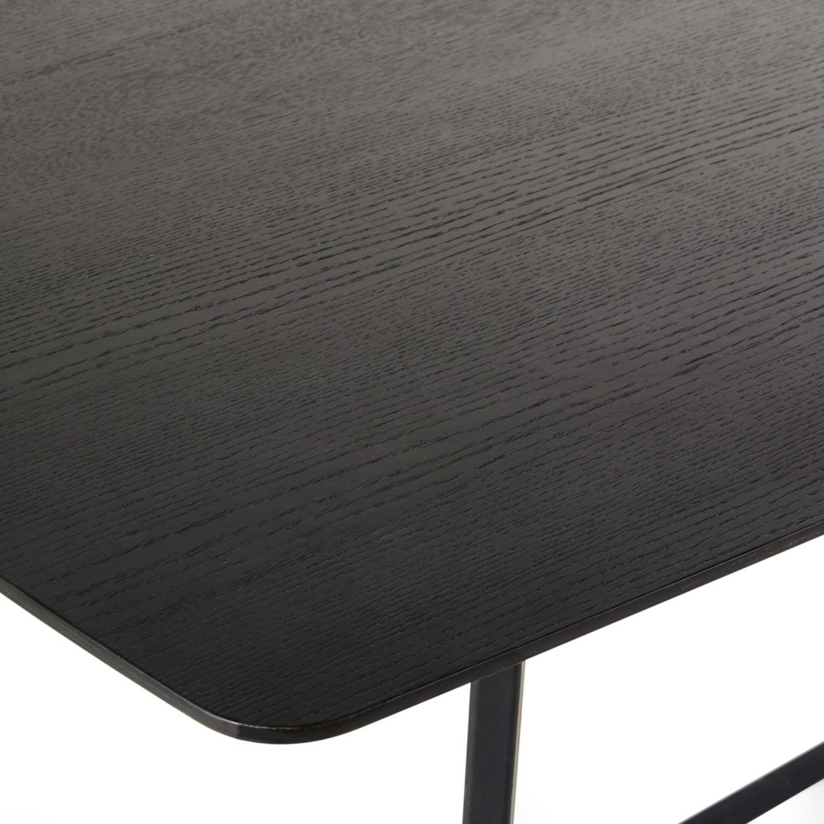 Black 6-8 Seater Dining Table W 210 cm Opal – image 3
