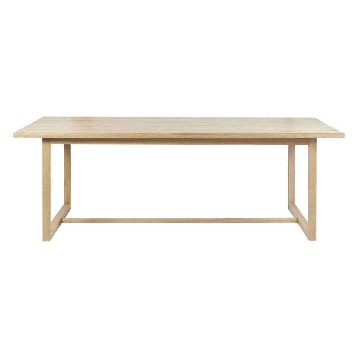 Solid Oak 6-8 Seater Dining Table W180 Sand – image 2