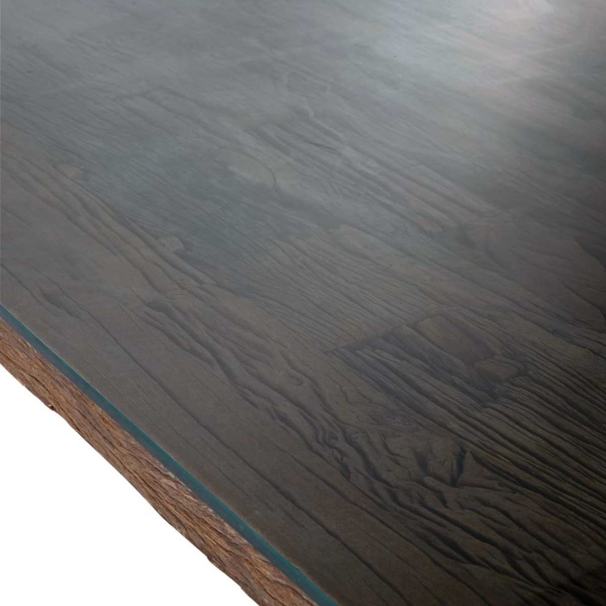 Recycled Oak and Tempered Glass 6/8-Seater Dining Table W200 Ruben – image 4