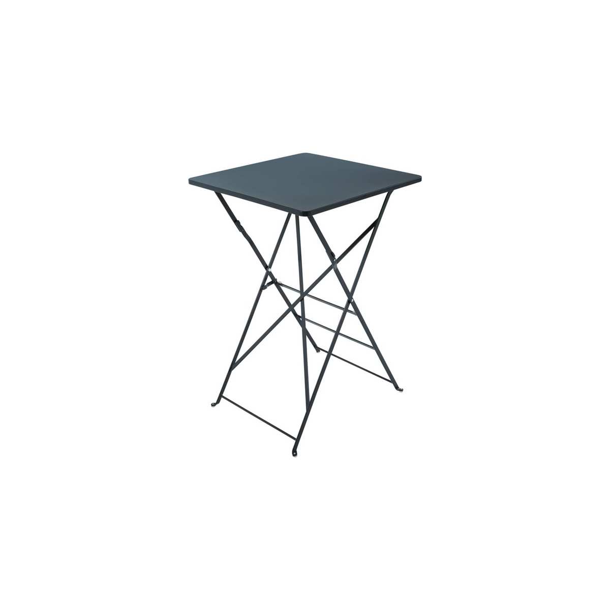 Professional Grey Metal High Garden Table H105 Guinguette Pro – image 1