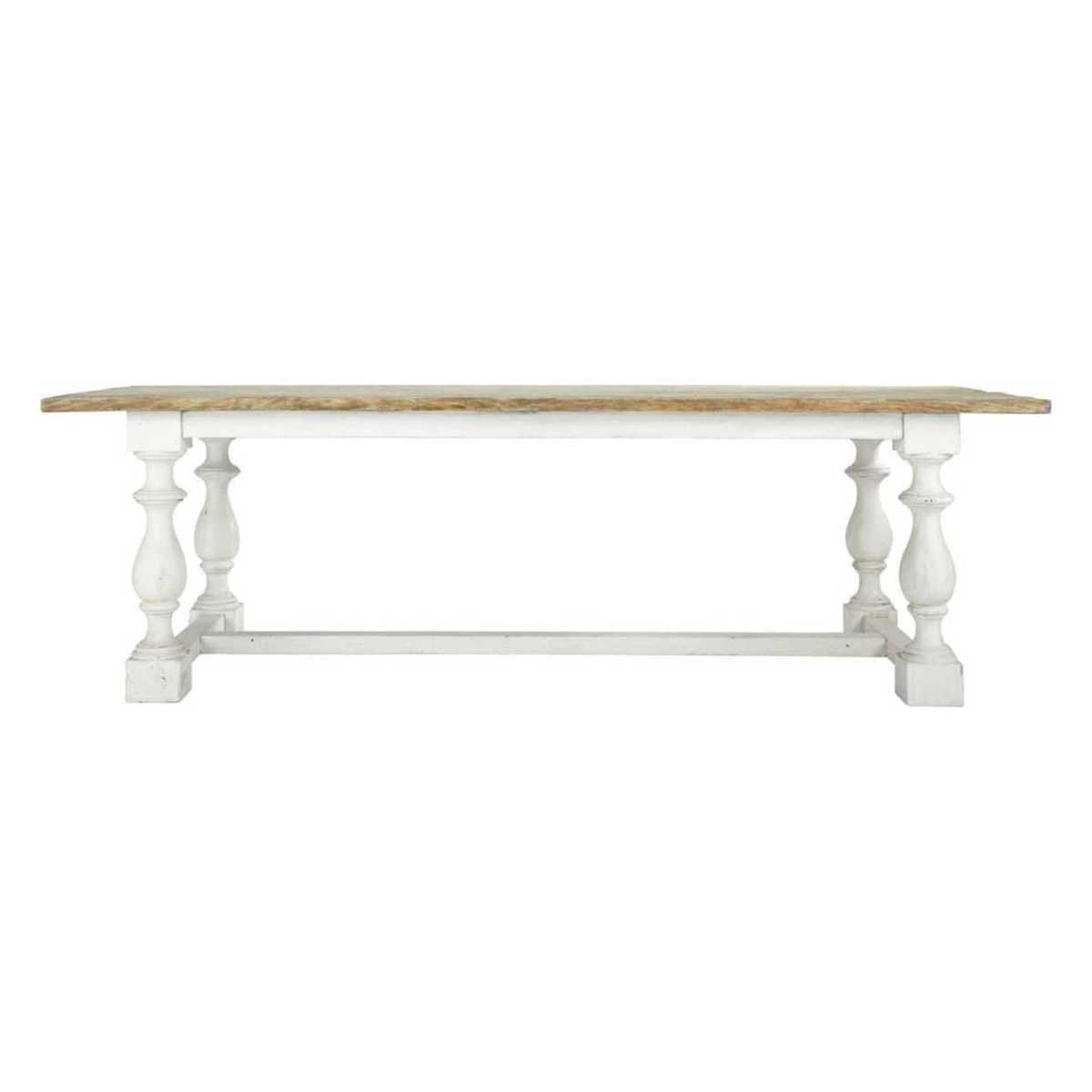 Solid Pine Dining Table W 250cm Montmorency – image 1