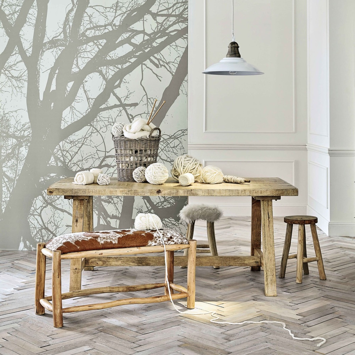 Mango Wood 6-8-Seater Dining Table L180 Farmers – image 8