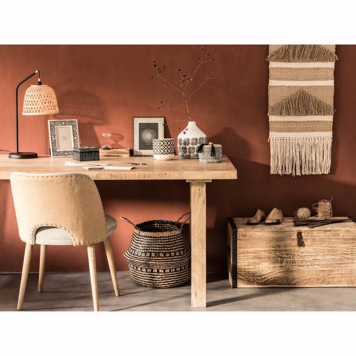 Mango Wood 6-8-Seater Dining Table L180 Farmers – image 10