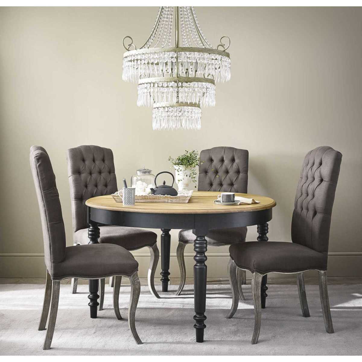 Round Extendible 6-14 Seater Dining Table W125-325 Valencay – image 5