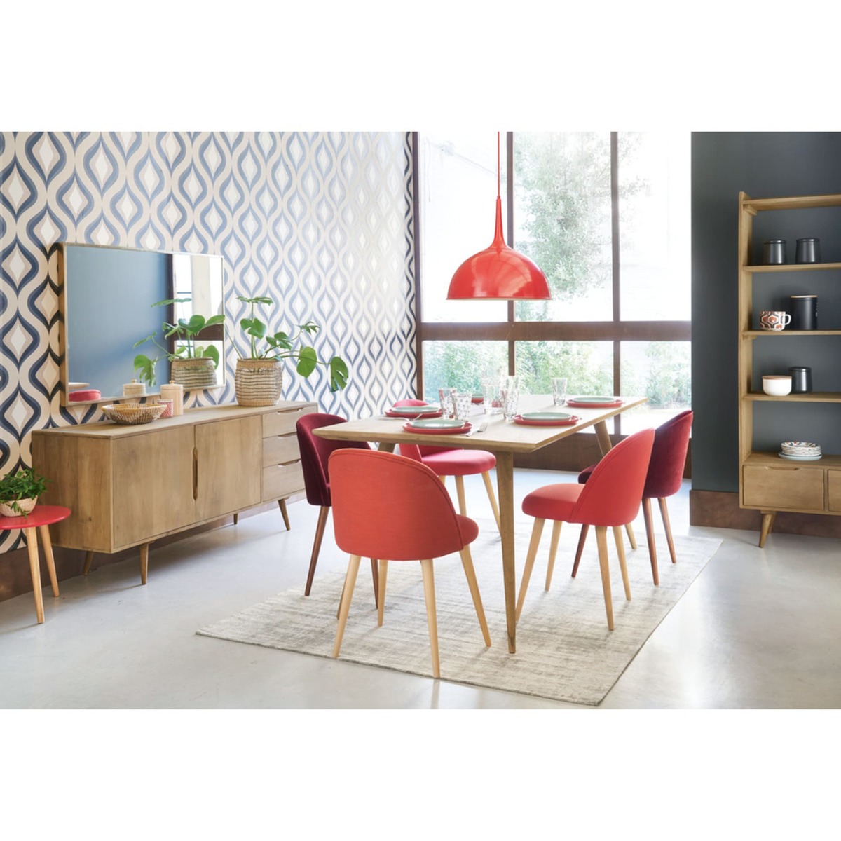 Solid Mango Wood 4-Seater Dining Table L175 Trocadero – image 6