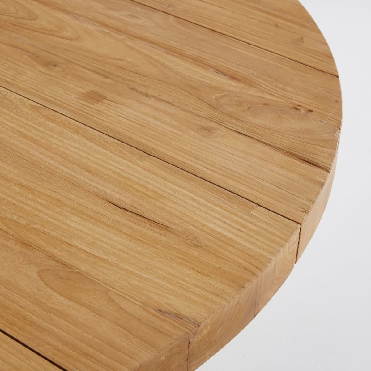 Round 6-Seater Recycled Teak Garden Table D140 Tecka – image 4